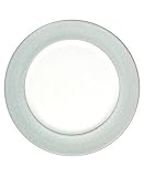 Royal Doulton Monique Lhuiller Etoile Platinum 12-inch Blue Charger Plate Blue