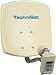 TechniSat DigiDish 33 SAT-Offsetspiegel mit Halterung und Universal Twin LNB beige
