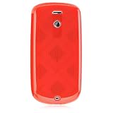31sNDj2OM%2BL. SL160  Premium Red Transparent Hard Plastic Skin Case for the HTC G2/ HTC Magic