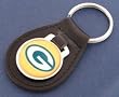 Green Bay Packers Leather Key Chain