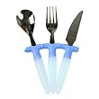 Trebimbi 3-pc. Flatware Set- Sky Blue