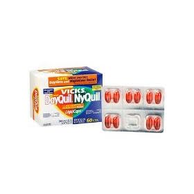 Dayquil/Nyquil-Vicks Cold/Flu Relief Medication, 60 Liquid Gels