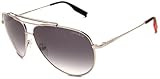 IMAGE OF Tommy Hilfiger Men's 1006/S 0010 Aviator Sunglasses,Palladium Frame/Grey Shade Lens,One Size