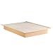 South Shore Copley Full Size Moldings Contemporary Natural Maple Platform Bed