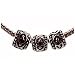 Antique Silver Plated Raised Hearts and Little Balls Spacer Bead Fits Pandora, 10mm (3)