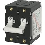 sea line bags :Blue Sea 7241 A-Series Double Pole Toggle - 50a - Black