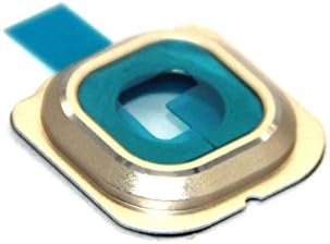 Antels Back Rear Camera Lens Cover Ring Replacement + Adhesive + Frame for Samsung Galaxy S6 Edge G925 With Free Cleaning Cloth (Gold + Tools)