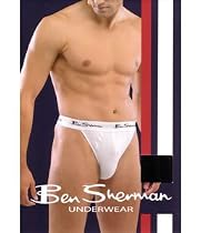 Ben Sherman men's cotton stretch thong