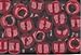 CRANBERRY SWIRL CROW BEADS PONY BEADS