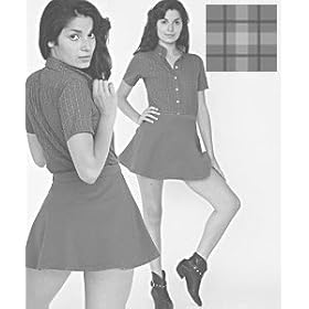 Buy American Apparel Unisex Plaid Short Sleeve Button-Up Shirt by  