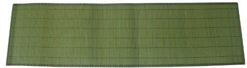 Zeller 26783 Tischl&auml;ufer, Bamboo 33 x 120 cm, gr&uuml;n