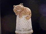 QXM4186 Cheshire Cat Thimble Alice In Wonderland 4th 1998 Hallmark Miniature Ornament