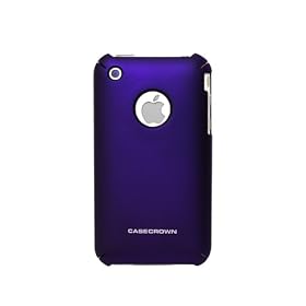 CaseCrown iPhone 3G 3GS Soft Polycarbonate Slim Fit Case - Purple