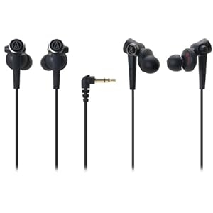 【クリックでお店のこの商品のページへ】audio-technica SOLID BASS インナーイヤーヘッドホン ブラック ATH-CKS99