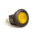 An /Aus-Schalter zum Festklemmen mit Licht gelb D=23mm f�r Einbau in Armatur 12V 16A