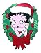 Betty Boop Christmas Decoration - Betty Boop Windsculpture