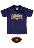 New York Giants Jersey and Football Set