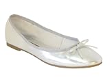 Buffalo 206-434 Damen Ballerina Glattleder