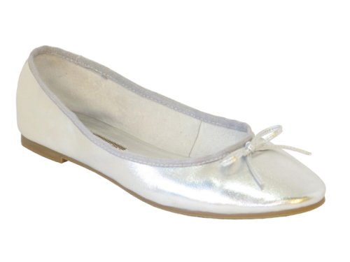 Buffalo 206-434 Damen Ballerina Glattleder