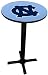 North Carolina Tar Heels Pub Table with Black Commercial Base