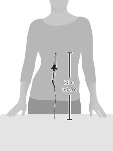 HAI StyleMate Curl Wand, Silver/Black