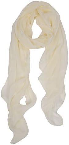 Solid Color Silk Blend, Lightweight, Sheer, Modern Oblong Scarf Headscarf