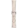 Swiss Watch International 20 MM White Pearl Genuine Alligator Strap 20AMR05M