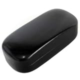 RECTANGLE LARGE BLACK CLAMSHELL HARD SUNGLASSES CASE by