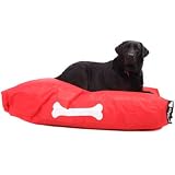 Luxury Designer Dog Bed Red Small
