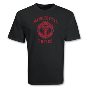 Manchester United Core Soccer T Shirt (Black)
