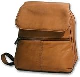 David King Leather Organizer Backpack