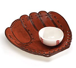 Baseball Glove Chip and Dip