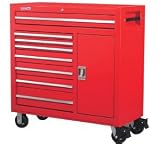 Review Sealey  / Rollcab 8 Drawer 2 Shelf with Ball Bearing Runners Heavy-Duty - Red Sealey AP4382