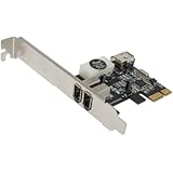 Rosewill PCIE FireWire 1394a Card 2+1 Ports Components Other RC-504
