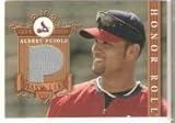 2003 Upper Deck Honor Roll Dean's List Jerseys #AP1 Albert Pujols - St. Louis Cardinals (Piece of Authentic Game Used Jersey) (Baseball Cards)