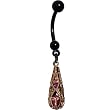 Handcrafted Exotic Austrian Crystal Belly Ring