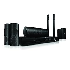 Philips HTS5540 5.1 DVD Heimkino-System (USB 2.0, HDMI, Upscaler 1080p, Radio, 1200 W, DivX, DTS) schwarz
