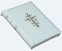 Russian Bible / Flexible White Lesthr with Zipper / Synodal Russian with Non-Canonic Books of Old Testament / Golden Edge / 170X240mm
