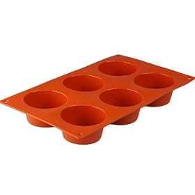 481281729404 Moule � muffins 6 empreintes souple 100% silicone dimensions 7 cm x 4 cm
