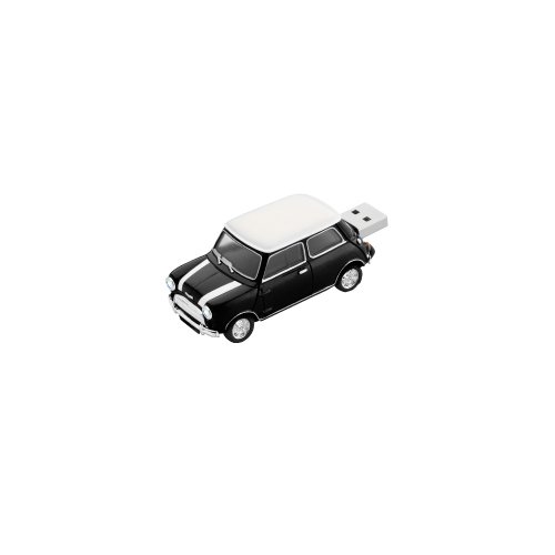 グリーンハウス MINI Cooper型 USBフラッシュメモリ 4GB ブラック UFDMC-4GK