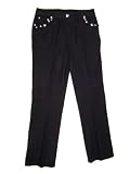 Ruby Rd Just Brilliant Embellished Zip Up Button Fly Straight Leg Jeans