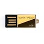 SuperTalent STU8GPCG Pico-C 8 GB Gold Limited edition USB 2.0 Flash Drive