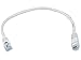 Monoprice 1FT 24AWG Cat6 550MHz UTP Ethernet Bare Copper Network Cable - White