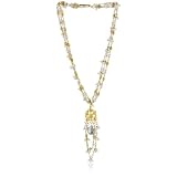 Devon Leigh Freshwater Pearl, Multi-Tier Y-Sty