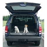pet divider for suv-Vehicle Barrier with Door-Tubular (45 1/2-70W x 27-50