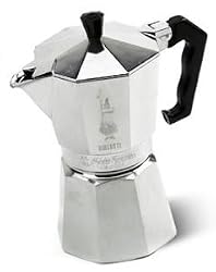 Bialetti Moka Express 3 Cup Aluminum Stovetop Espresso Maker