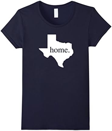 Women's Texas Home T-Shirt Medium Navy