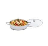 Wolfgang Puck Stainless-Steel 4-Quart Covered Casserole Dish