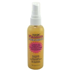 HASK PLACENTA Super Strength No Rinse Hair Repair Treatment Spray for Extremely Damaged Hair 5oz
