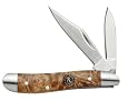 Remington Insignia Edition Burl Wood Peanut Folder Knife